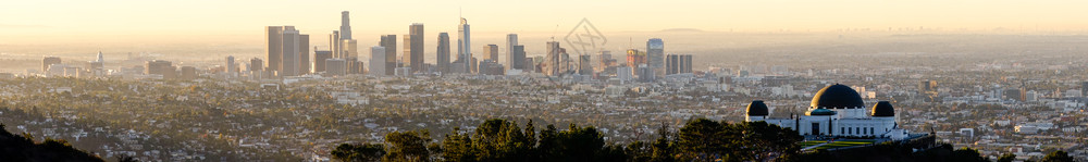 加州洛杉矶的标志城镇向外伸展直到眼目所见图片