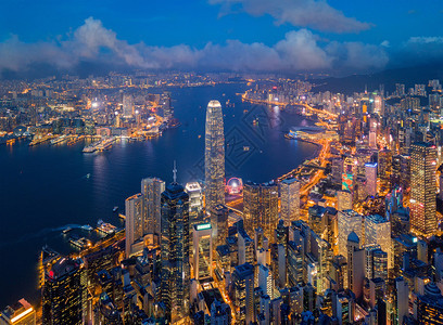 香港市中心顶级景象图片