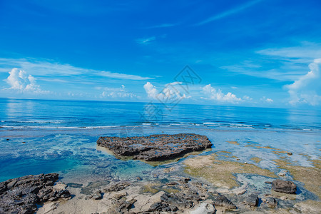 越南QuangNgaiLySon岛美丽的海景图片