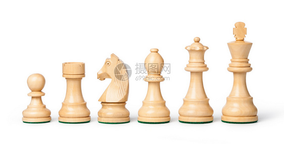 白色木象棋上的碎片图片