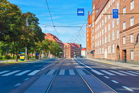 芬兰赫尔辛基市街道图片