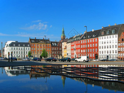 丹麦哥本哈根旧城街图片