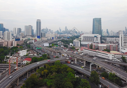 曼谷城市建筑概念图片