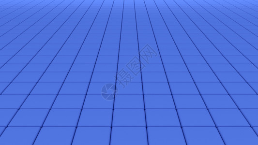 蓝色瓷砖地板建筑图案纹理背景3d抽象插图图片