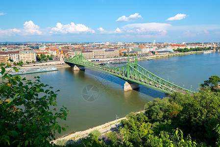 在布达佩斯自由桥上图片