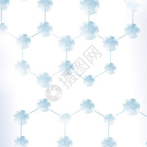 摘要分子设计结构和通信原神经或DNA的科学背景六边形遗传学和化结构抽象分子设计结构原科学背景图片