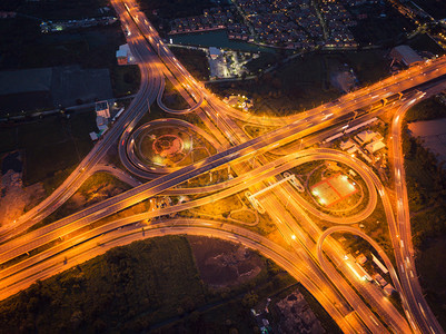 曼谷高速公路夜景图片