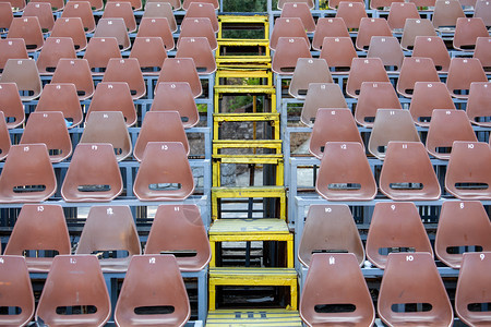运动体育场棕色座位图片