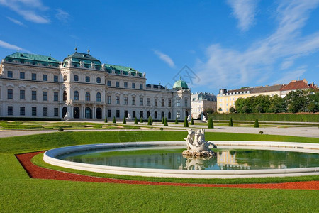 维也纳贝尔韦代夏季宫殿图片