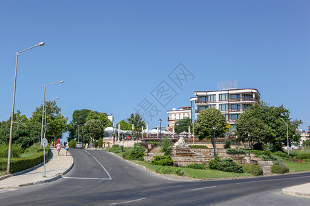 保加利亚内瑟巴美丽海城的景象图片