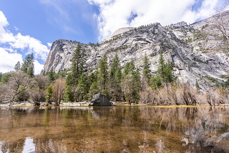 美国旧金山加利福尼亚州YosemiteValley公园镜湖图片