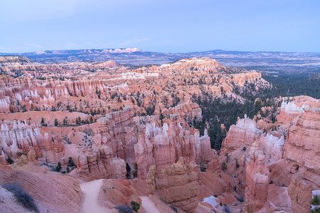 美国犹他州家公园犹他州BryceCanyon公园日落图片