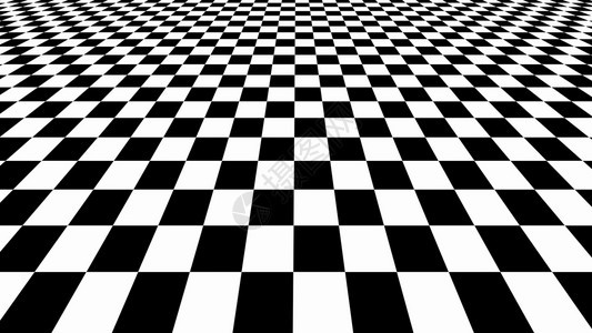 复选的抽象壁纸黑白地板上的幻影图案纹理背景3d方形插图背景图片