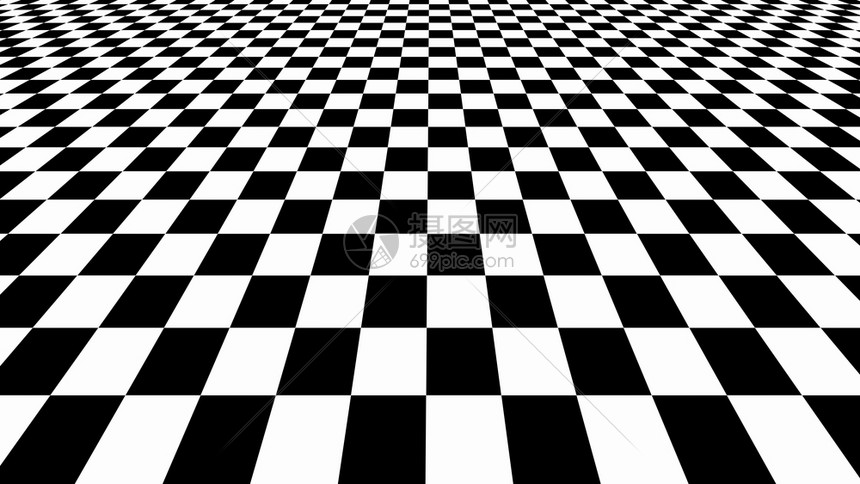 复选的抽象壁纸黑白地板上的幻影图案纹理背景3d方形插图高清图片下载 正版图片 摄图网