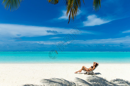 在天堂度假海滨休闲前往马尔代夫群岛图片