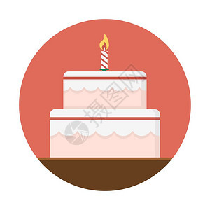生日蛋糕和蜡烛图片