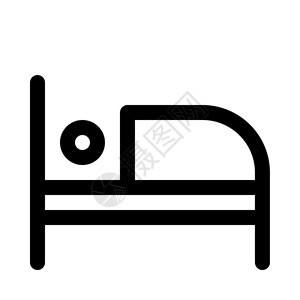 睡在床上的人图片