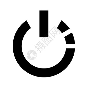 ups不间断电源电源开关和控制器插画