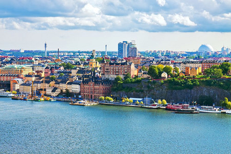 瑞典斯德哥尔摩全景图片