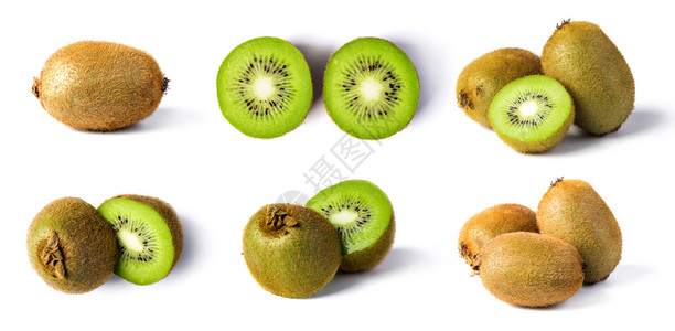 Kiwi水果在白色背景上被孤立Kiwi水果被孤立在白色背景上kiwi图片