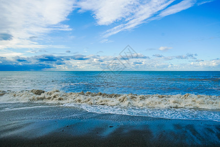 水生海浪的背景拍摄图片