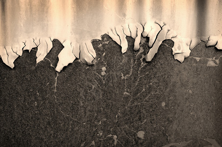 混凝土碎屑油漆生锈的纹质金属背景图片