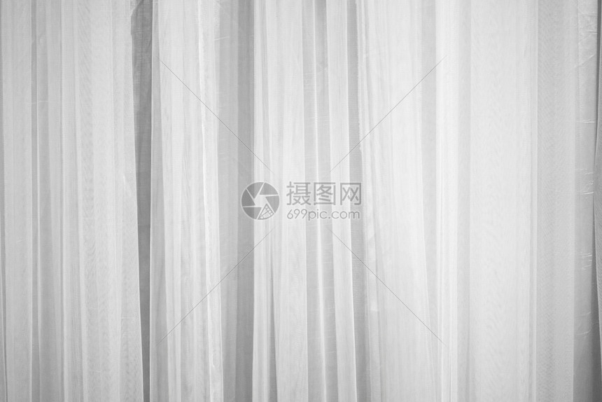 白色窗帘布结构图案表面纹理图片