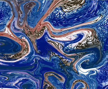 深蓝和金大理石喷口纹手画插图技术水颜色模拟数字污点抽象背景水面印刷艺术效果彩虹喷口纹理手画插图技术手画插图技术图片