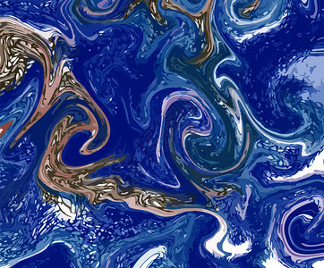 深蓝和金大理石喷口纹手画插图技术水颜色模拟数字污点抽象背景水面印刷艺术效果彩虹喷口纹理手画插图技术手画插图技术图片