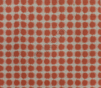 Polka点红褐色和白织物图案表面纹理图片