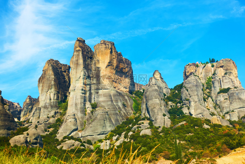 希腊卡兰巴梅托拉岩石景观图片