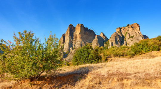 希腊卡兰巴梅托拉岩石景观图片