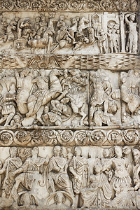 希腊塞萨洛尼基的加勒里乌斯拱门上的古代救难堡图片