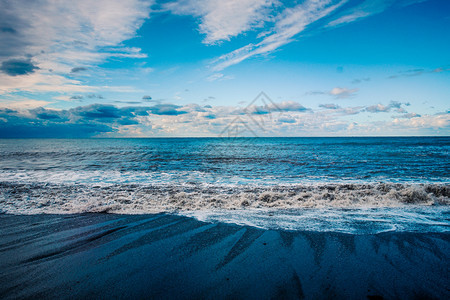 水生海浪的背景拍摄图片