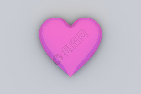 ValentiersDay抽象的3D插图模式灰色背景上有大粉红或亮闪的心Valentsday摘要背景灰色有大粉红的心图片