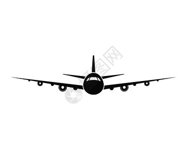 飞机图标航空示矢量说明设计Logo模版矢量图片