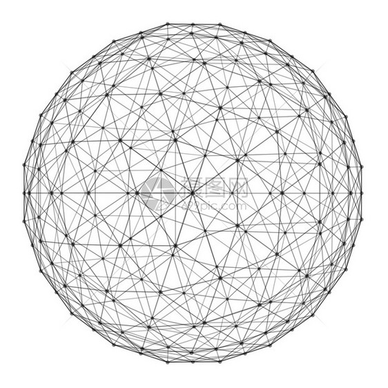 在未来的数字计算机技术概念中3个抽象插图图片