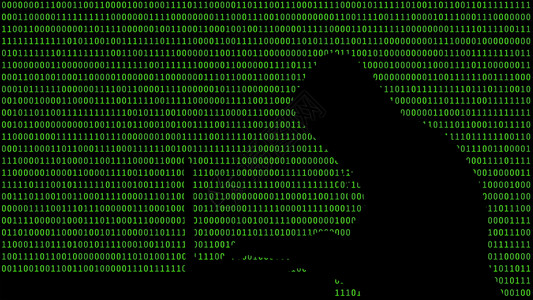 黑客键入计算机屏幕上带有01个或二进制号码的膝上型计算机在监控背景矩阵安全技术概念中的数字据代码安全技术概念中的数字据代码上图片