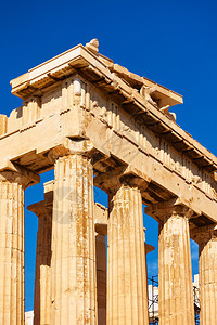 希腊雅典Acropolis帕台农神庙一栏图片