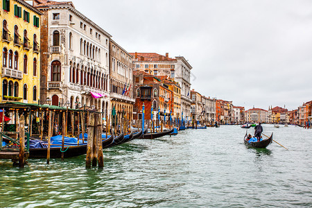 意大利威尼斯运河之景图片
