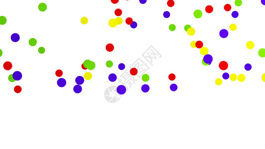 许多彩色圆环泡涂在白色背景上用于庆祝活动新年晚会生日派对圣诞节或任何假日3d抽象说明图片