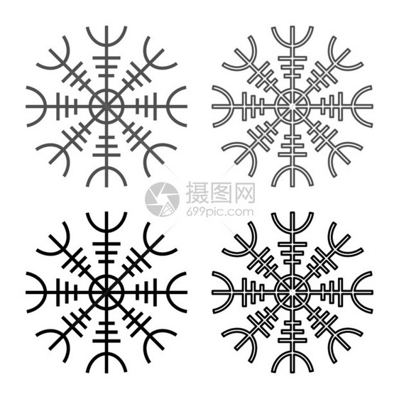 灰色黑矢量插图大纲平板样式简单图像图片