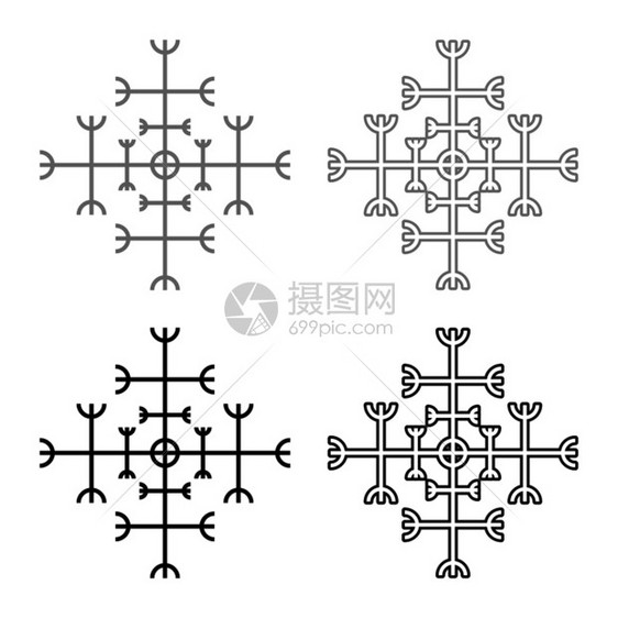 灰色黑矢量插图大纲平板样式简单图像图片