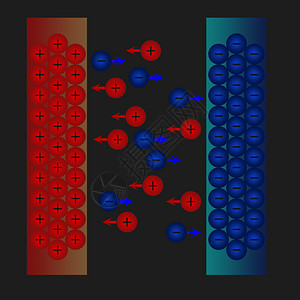 向负电极和正转移图片