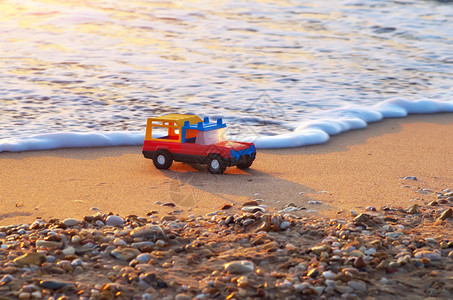 海边的玩具自然概念作曲家图片