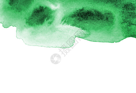 水彩色绿抽象背景图片