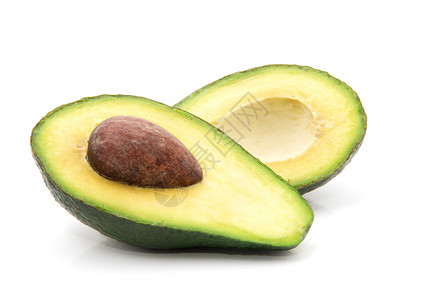 白孤立的阿沃卡多Avocado图片