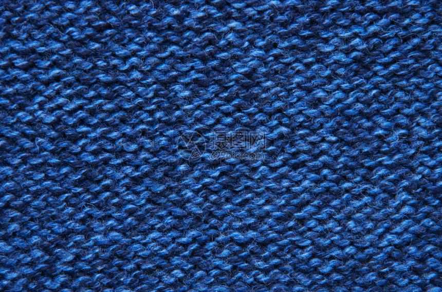 织的羊毛物蓝色纹身图片