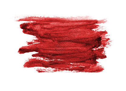 白色背景的颜中划红带有剪切路径图片