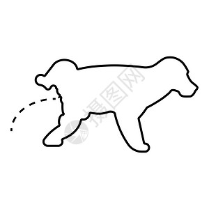 动物尿插画_动物尿卡通_动物尿插图_手绘_板绘_摄图网